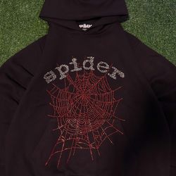 Spider Hoodie Vvs Rhinestone 