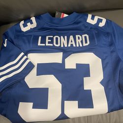 Brand New Indianapolis Colts Leonard Jersey