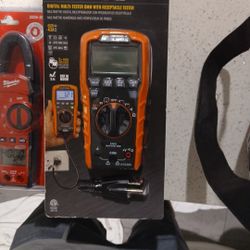 Klien Tools DIGITAL Multi Tester With Receptacle 