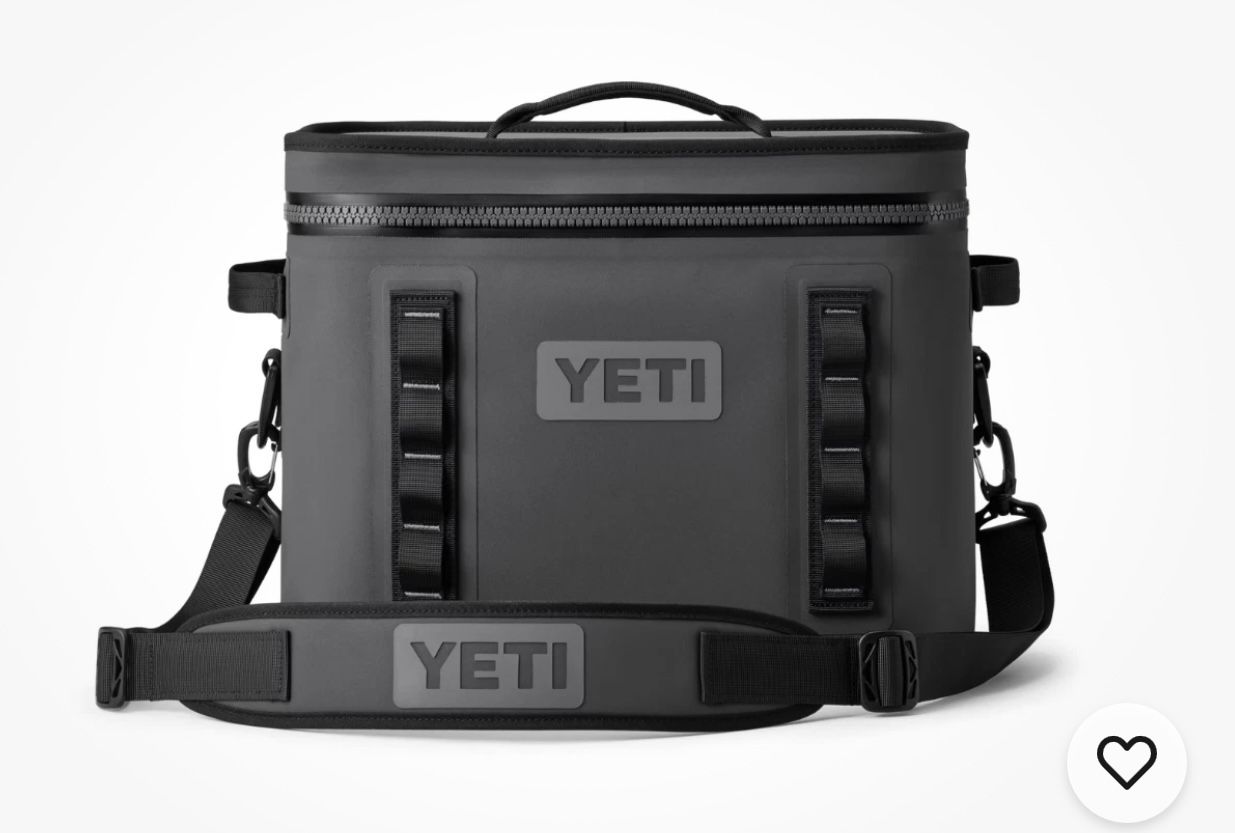 YETI Hopper Flip 18 Soft Cooler Grey/Black EUC