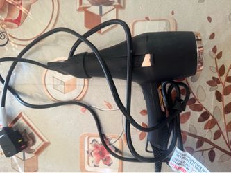 n:p Hair Dryer Black Rose Gold