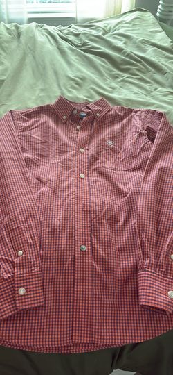 Boys sz 10-12 Ariat pro western shirt