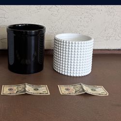 One ceramic planter pot ($10/each)