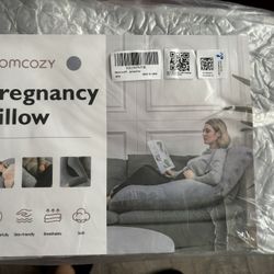 Momcozy Pregnancy Pillows with Cooling Cover, Full Body Maternity Pillow