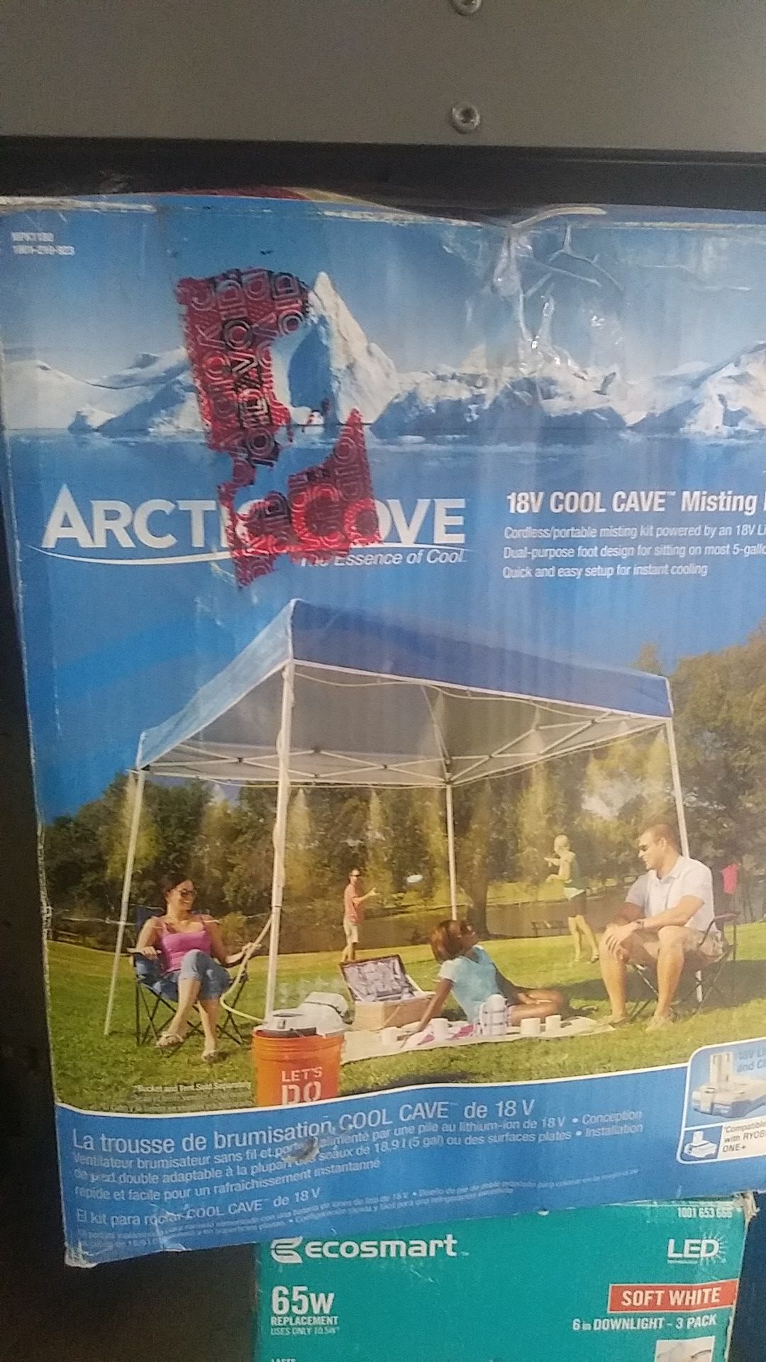ARCTIC COVE. 18V COOL CAVE MISTING KIT
