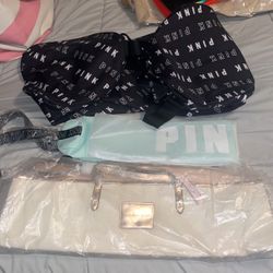 PINK Duffle Bag Bundle BrandNew$50