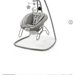 Graco DuetConnect Deluxe Multi-Direction Baby Swing and Bouncer - Britton