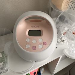 Spectra - S2 Plus Electric Breast Milk Pump Bundle w/ S1 Pump, Bottles, backflow Protectors, tubing, Duckbill Valve, and Flanges 24/28mm