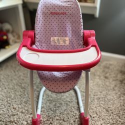 American Girl doll High Chair 