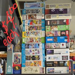 Puzzles 1000 Pieces