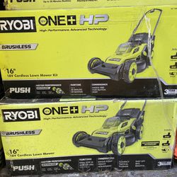 Ryobi ONE+ 18V 16-inch Brushless Push Mower 