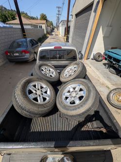 6 lug GMC wheels and tires