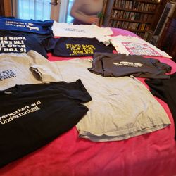 Very Unique Funny Sayings Tshirts. Size Medium To XL. 