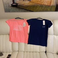 2  New Womens’ Vineyard Vine Shirts