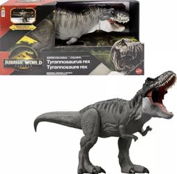 Jurassic World Rebirth T-Rex Tyrannosaurus Super Colossal Action Figure