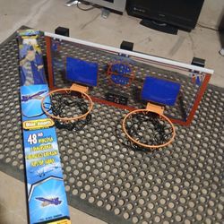New  Kite And Double  Basketball  Hoop  With  Ball