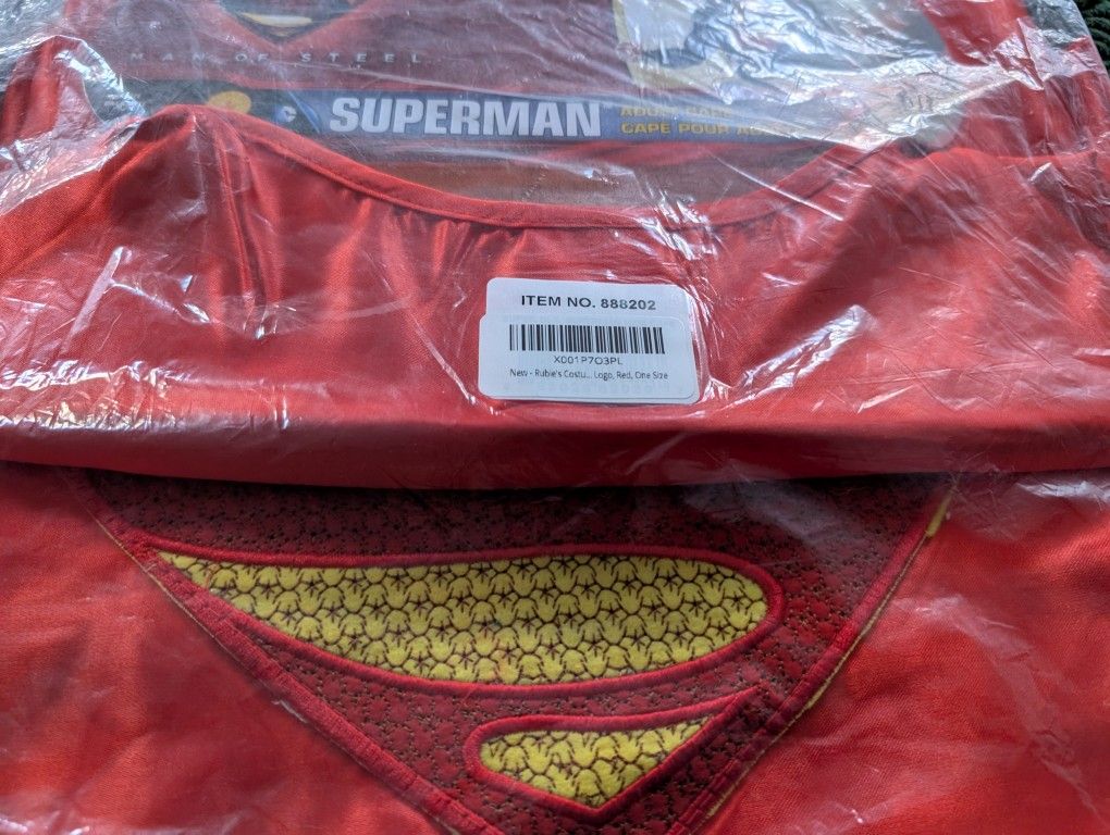 Superman Adult Cape - Never Used 