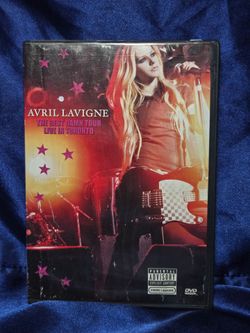 Avril Lavigne concert video DVD no scratches