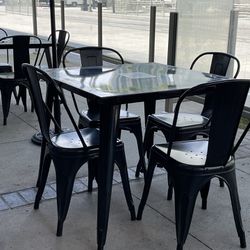 Outdoor Metal Dining Tables (3)
