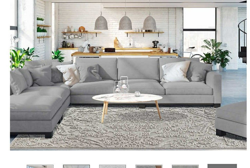 Nautica Rug Gray Jute ( 8x10 )
