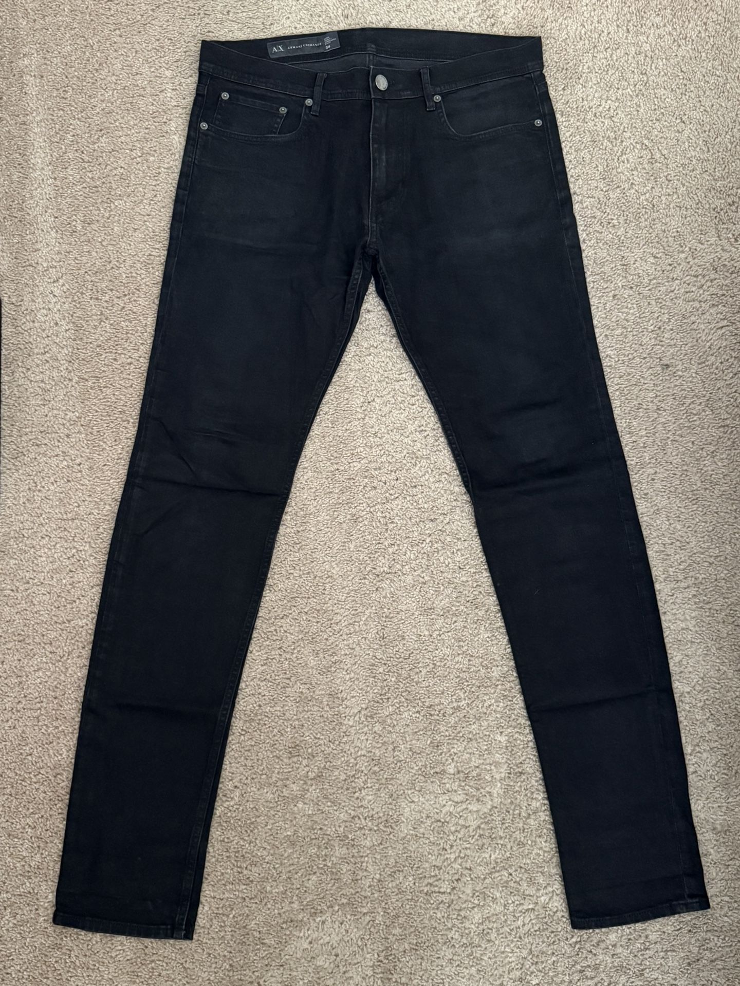A|X ARMANI EXCHANGE JEANS BLACK