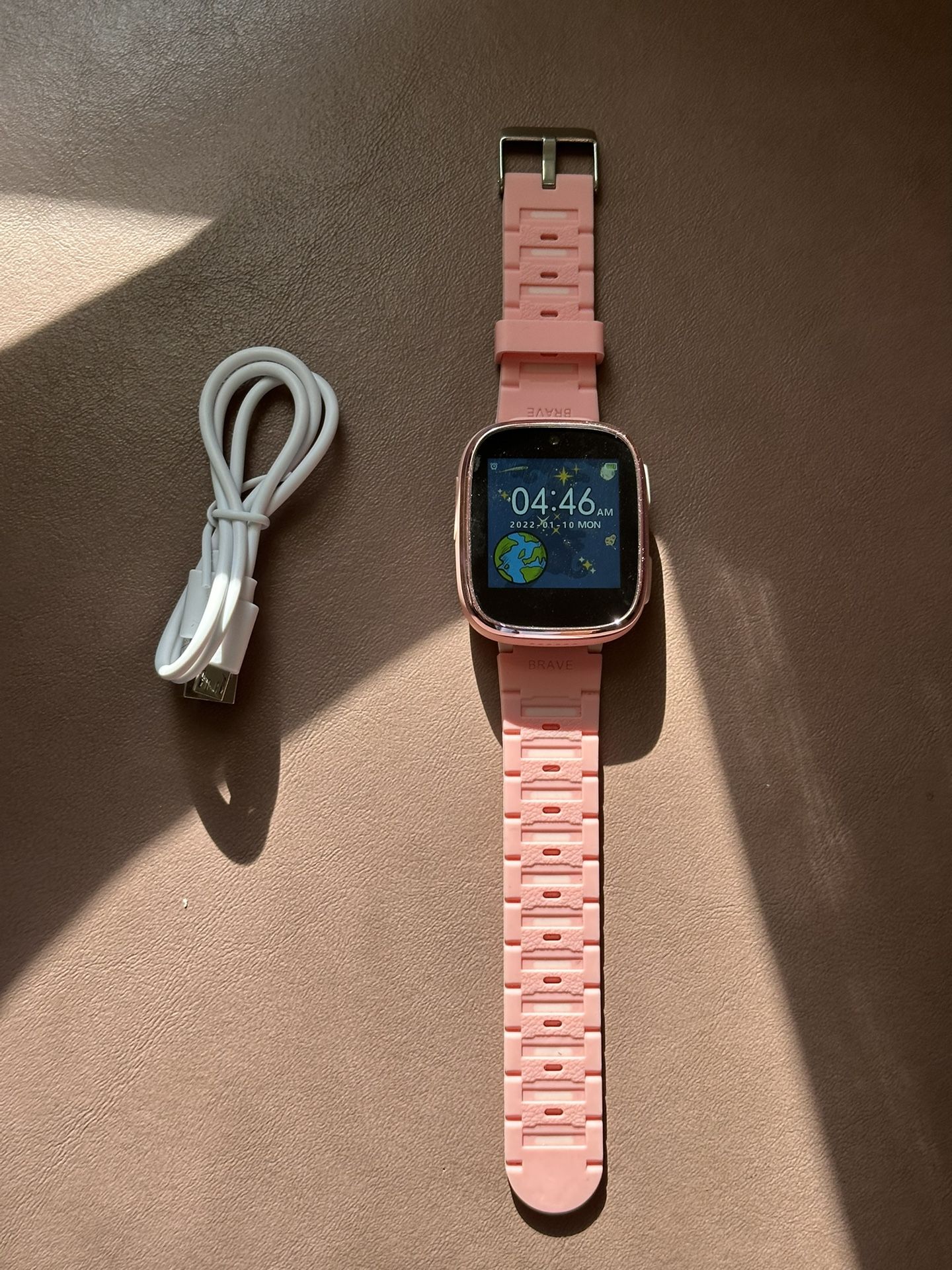 Smart Watch for Kids 4-12 Years Old with 15 Games Camera Alarm Video Music Player Pedometer Flashlight Birthday Gift for Boys Girls (Pink)