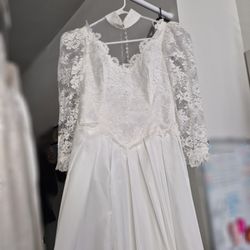 Vintage Handmade wedding Gown XS Size