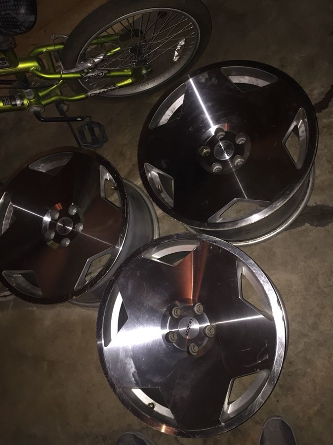3 ALZOR wheels 18x9.5 (order other one)(yes they are in stock)
