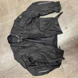 AGV Sport Motorcycle Protective Leather Jacket