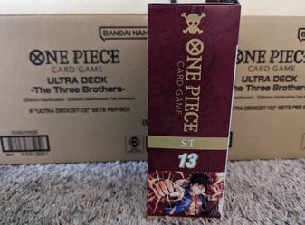 one piece card game the three brothers ultra deck st-13 One Piece Card Game (ST13) The Three Brothers Starter Deck  Tengen  Treasures
