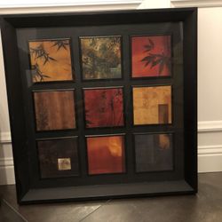 Glass picture frame