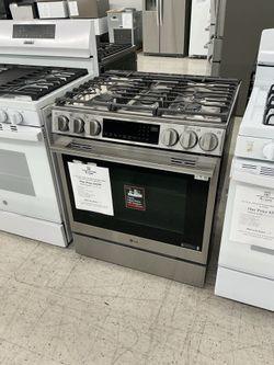 🔥Gas Slide-In Convection Oven🔥 Air Fry🍗!!