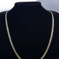 $1125 Two Tone Gold Cuban Chain