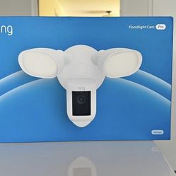 Ring Floodlight Cam Pro 3D Motion Detection White