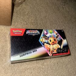 SEALED Pokemon Prismatic Evolutions Surprise Box 