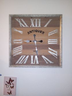Vintage Real Wood Clock