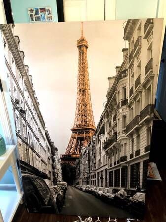 Eiffel Tower Picture on Canvas