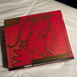 Pokemon Scarlet and Violet Elite Trainer Box ETB Factory Sealed