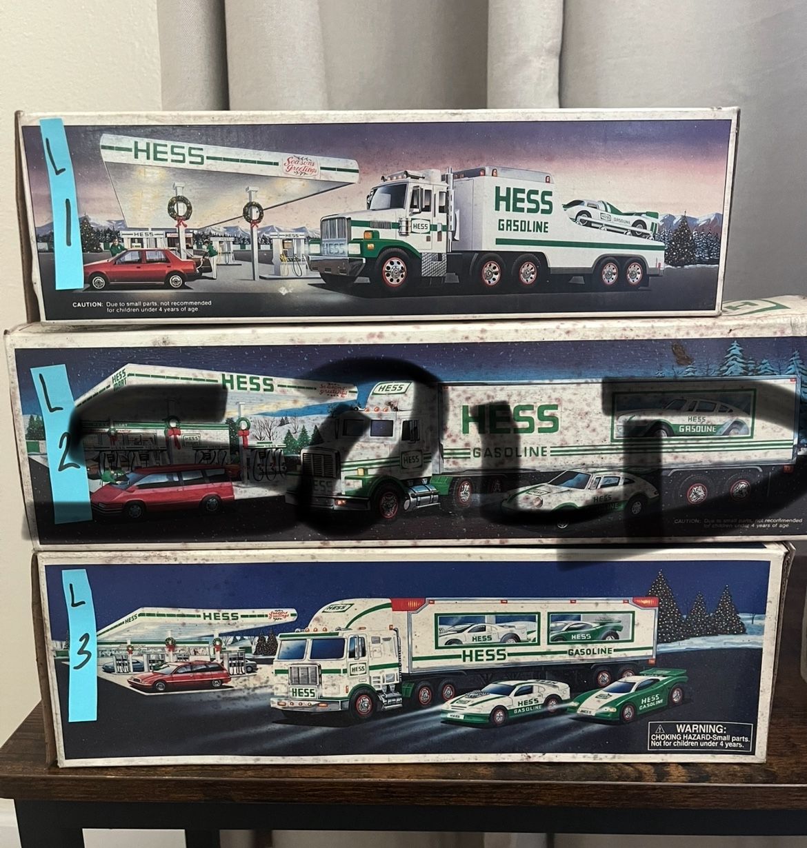 Hess Collectible Trucks, See Price List Variety Set. Trucks In Great Shape New, Boxes A Little Damage But Still In Tack.