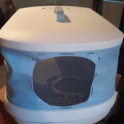FLARUZIY Extra Large Covered Cat Litter Box with Lid