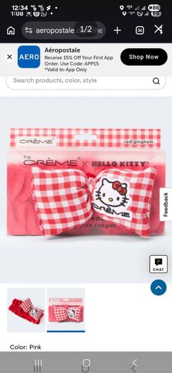 Hello kitty red headband