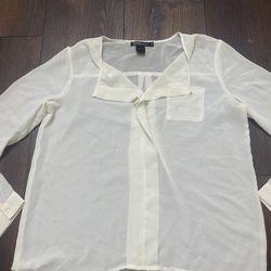 Womans Beige Shirt Size Large By Grass Collection #17 