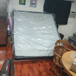 FREE  Used California King Mattress And Box Springs