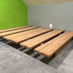 custom queen bed frame