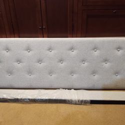 Gray Cushion Standard Bed Frame (Full Size?)