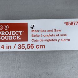 Miter Box & Saw