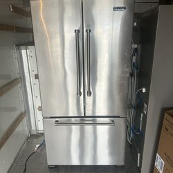 Viking Stainless Refrigerator 