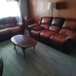 Electric Reclining Couches And Loveseat 