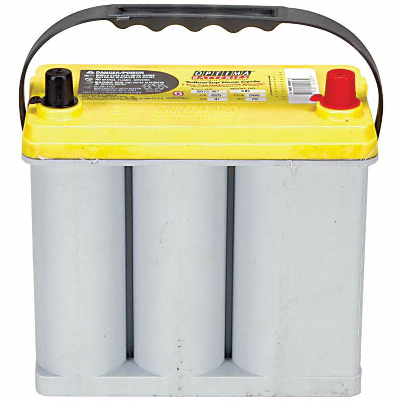OPTIMA D51R yellow top deep cycle battery brand new with warranty.