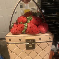Kate Spade New York Picnic Perfect Woven Leather Basket